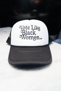 Black and White Trucker